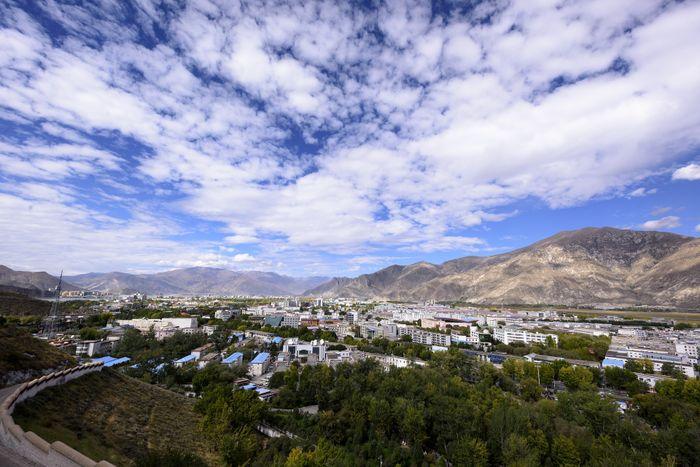 Lhasa Tibet City View
