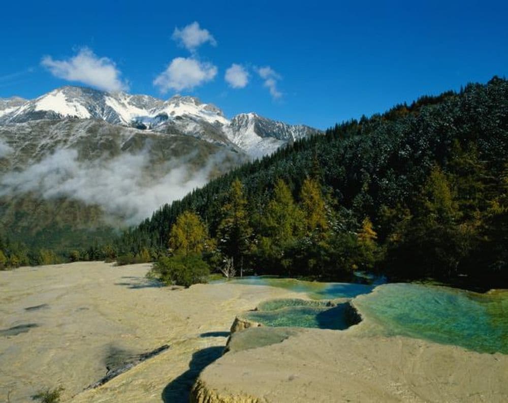 Panorama im Huanglong Nationalpark