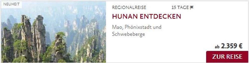 Hunan entdecken