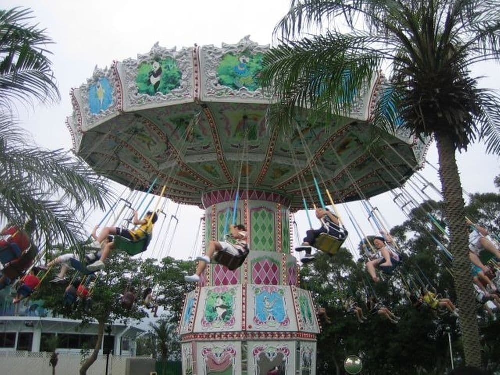 Auch Klassiker wie das Kettenkarussel gibt es im Ocean Park