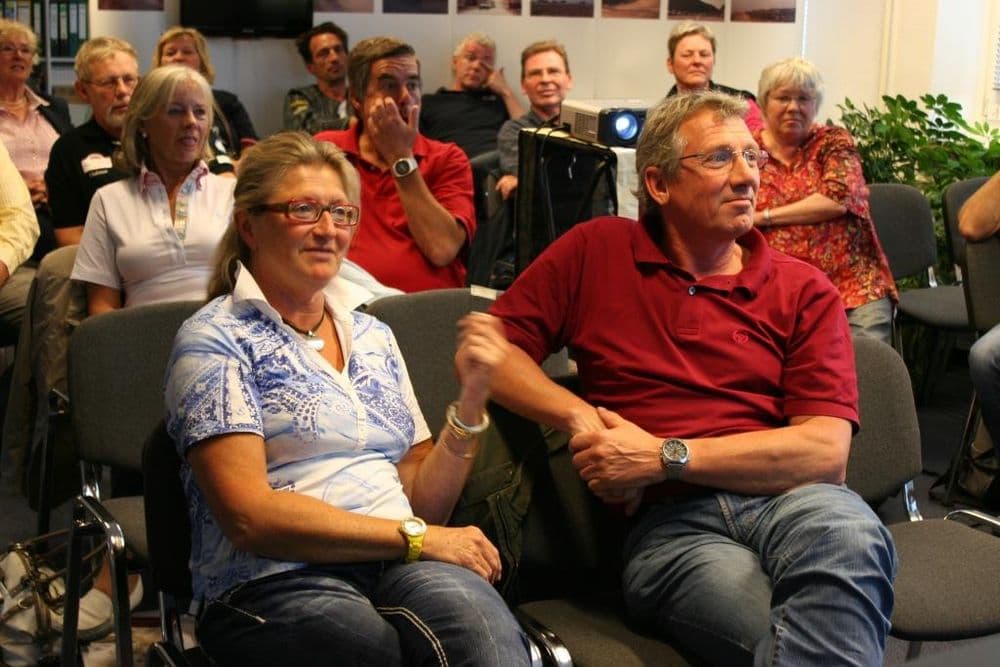 Die Rallyeteilnehmer stellen sich vor