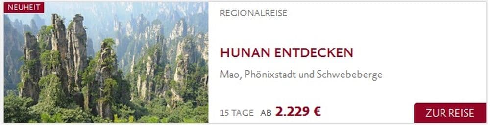 Hunan entdecken