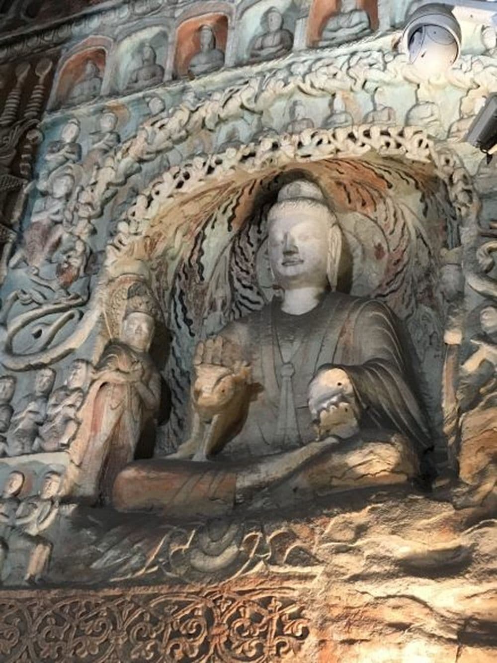 Statue in der Yungang-Grotte