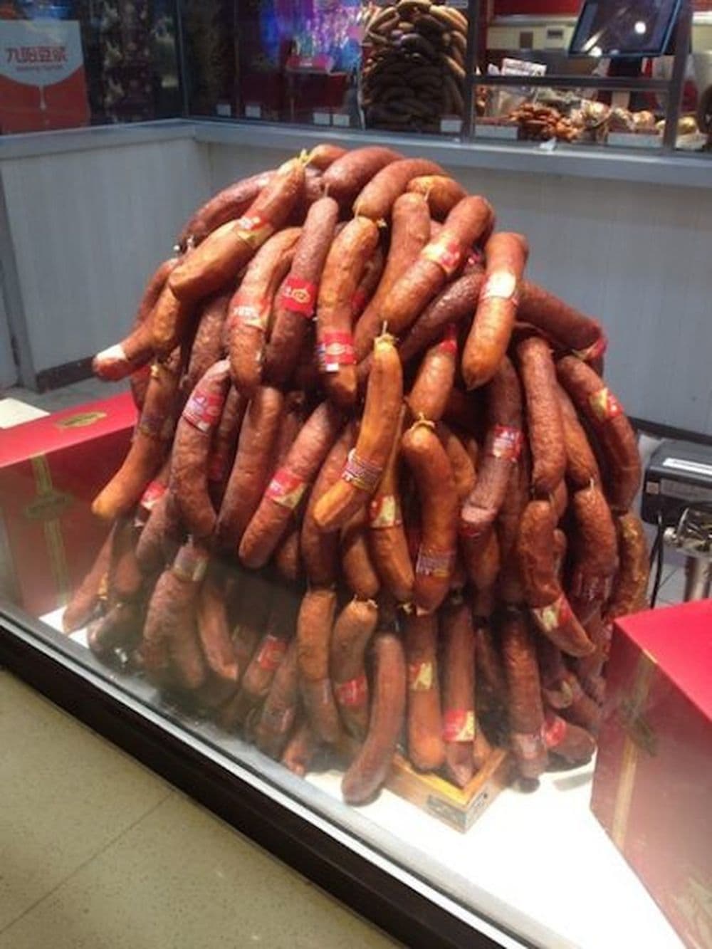 Rote Wurst, Harbin, Heilongjiang, China