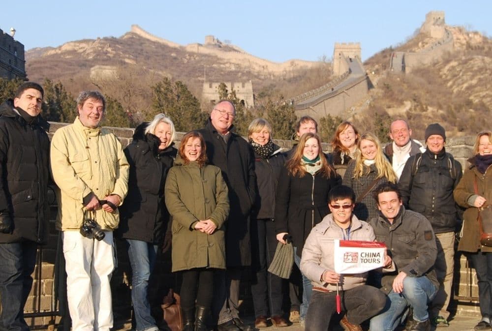 ZUm Sonnenuntergang auf die Große Mauer 