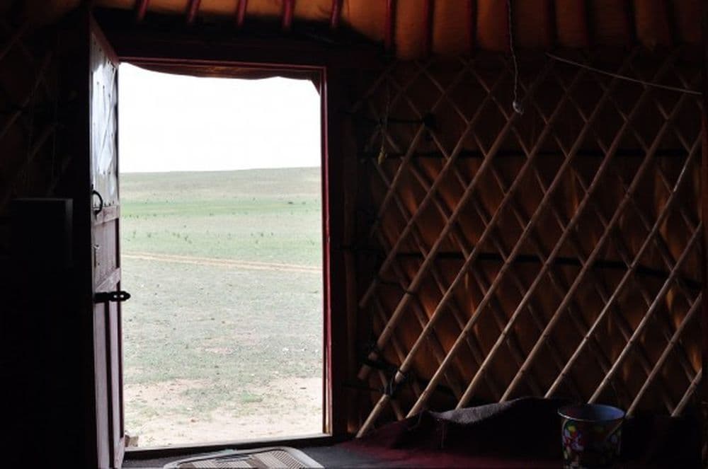 Ausblick aus der Jurte