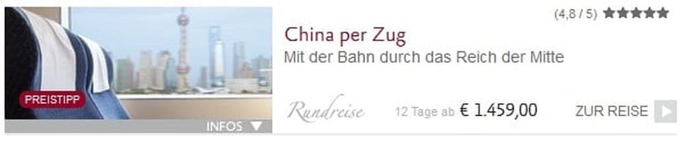 China per Zug