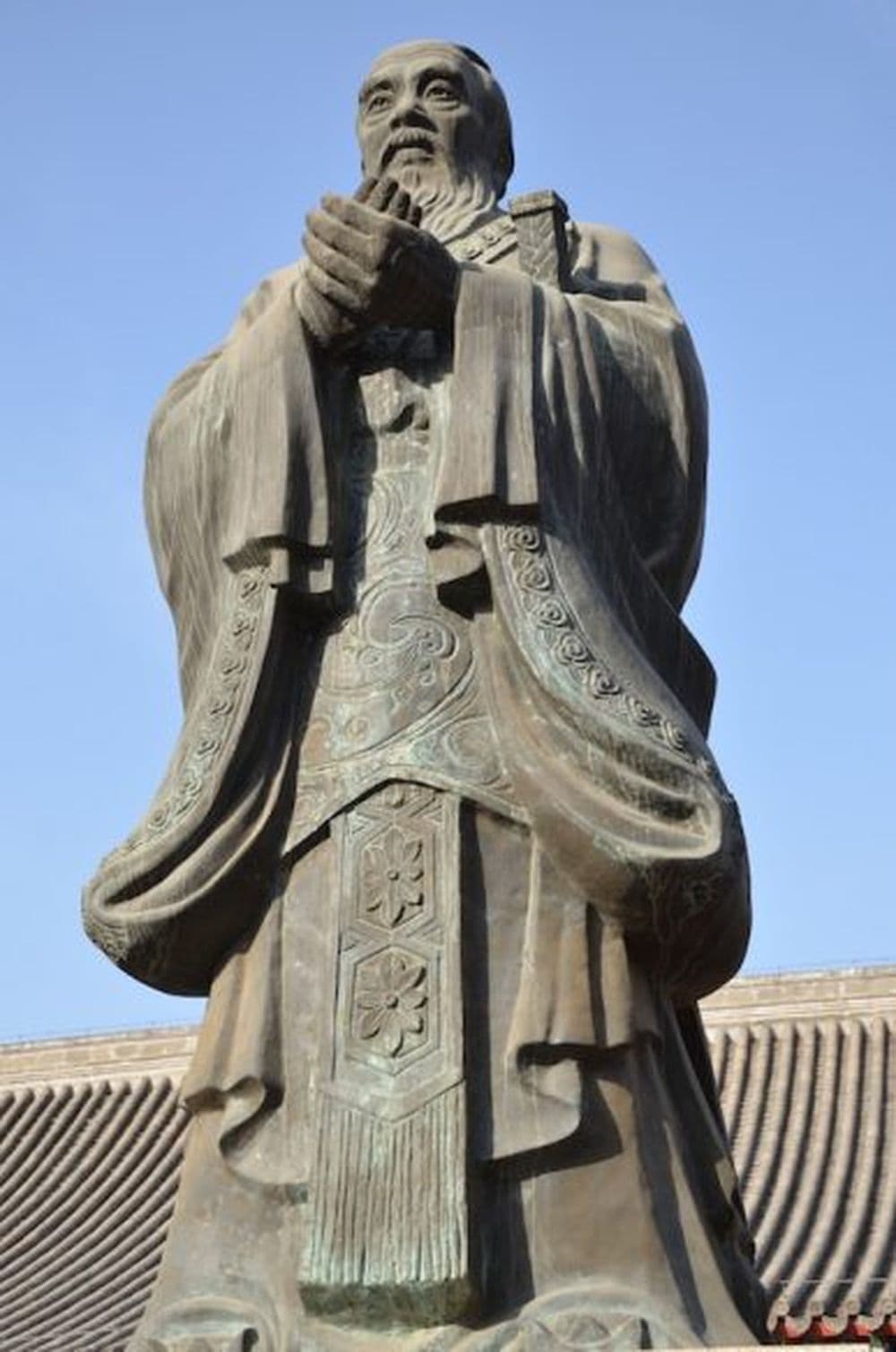 Konfuzius Statue in Peking, China