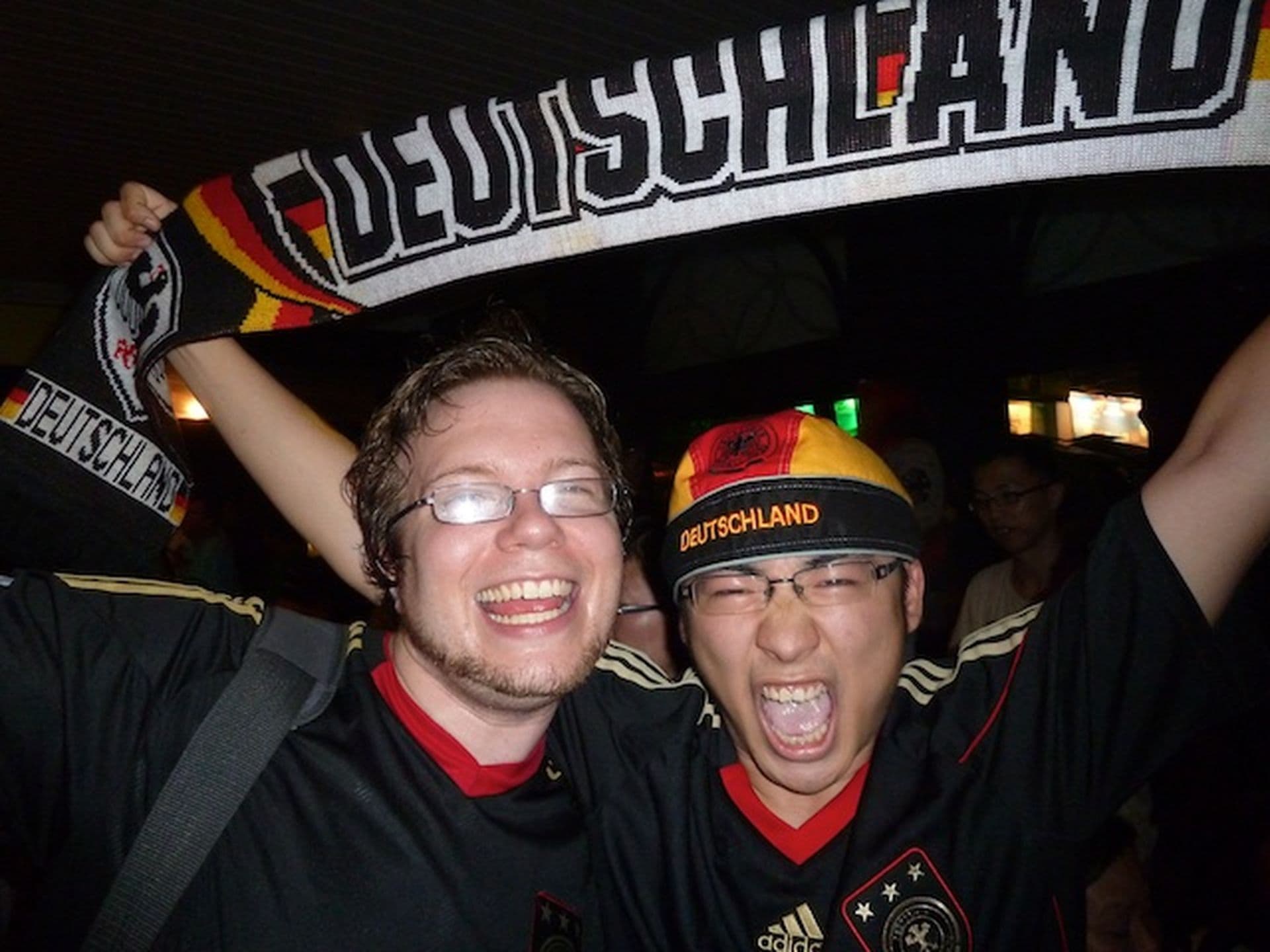 Die WM in China-Public Viewing in Shanghai