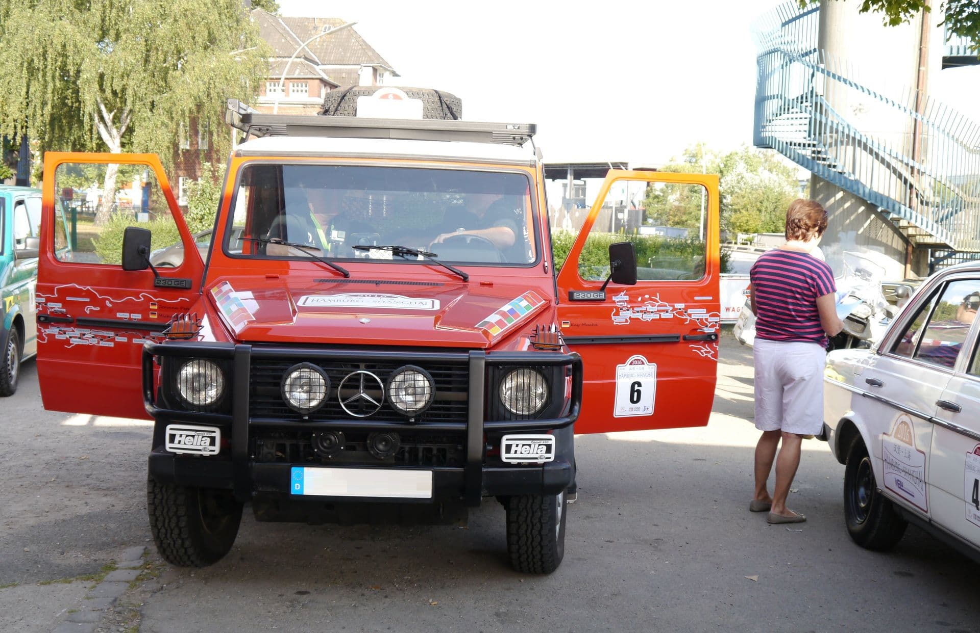 Hamburg-Hongkong 2018: Team 6 der Tibet-Oldtimerrallye