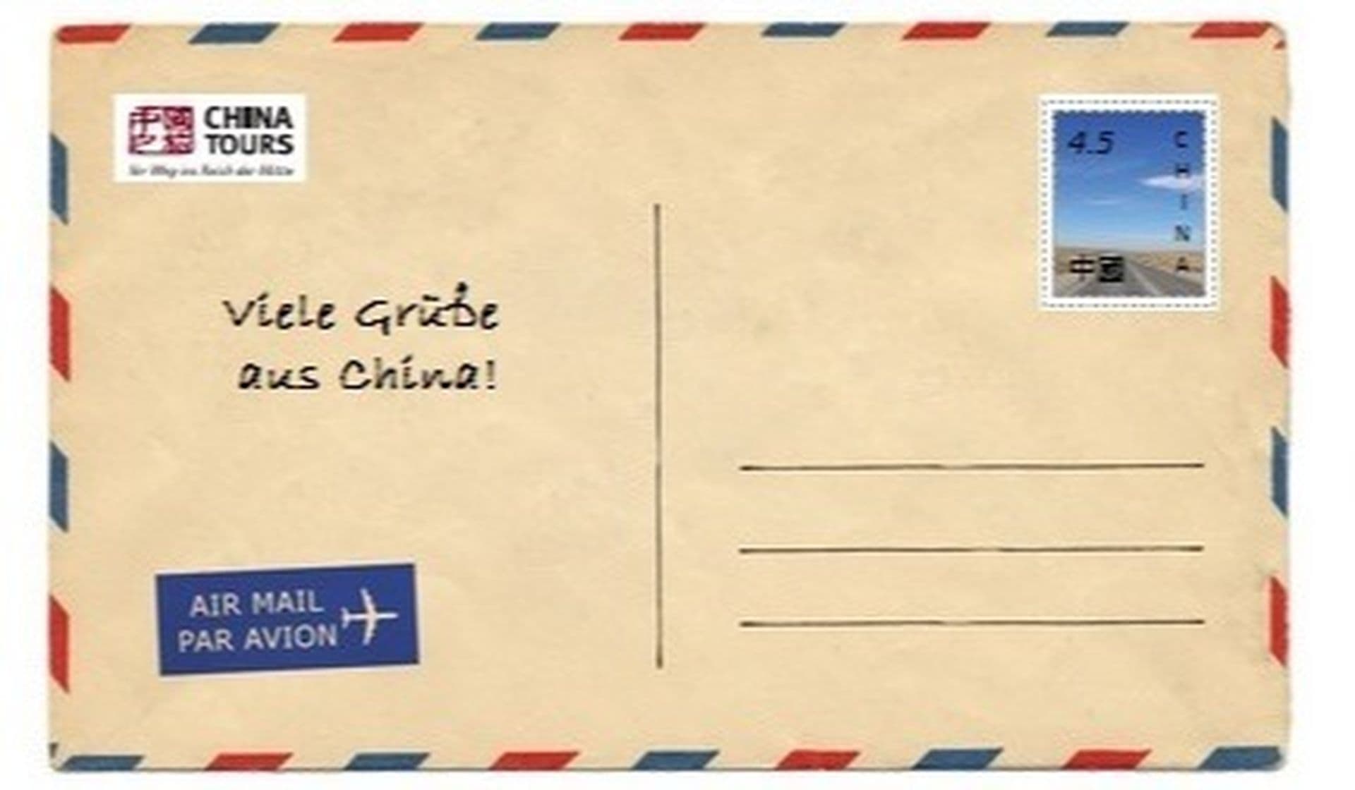 Post aus China: Urlaubsgrüße aus dem Reich der Mitte versenden