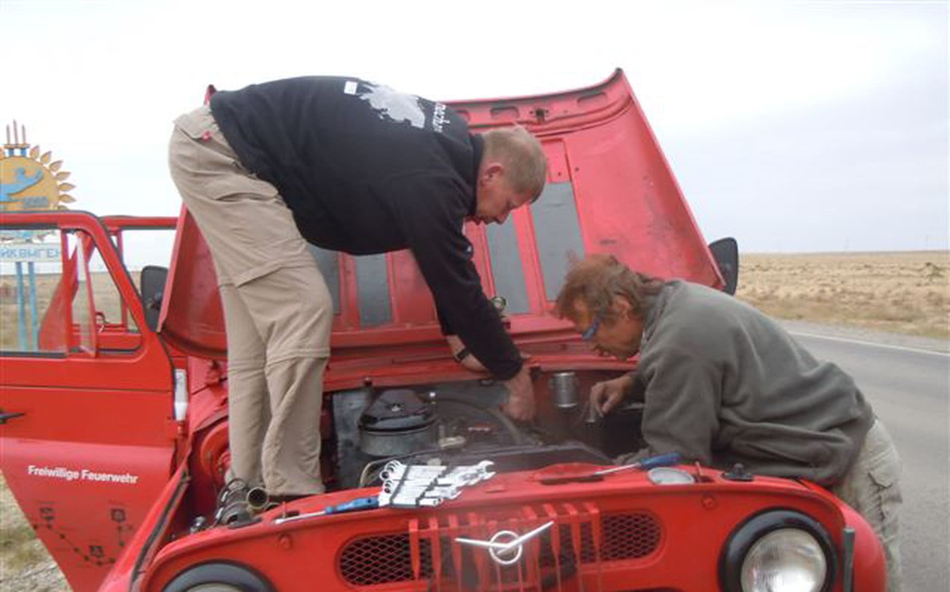 New Silk Road Rally Berlin-Peking 2014: Atyrau-Kul'Sary-Jazliq-Nukus