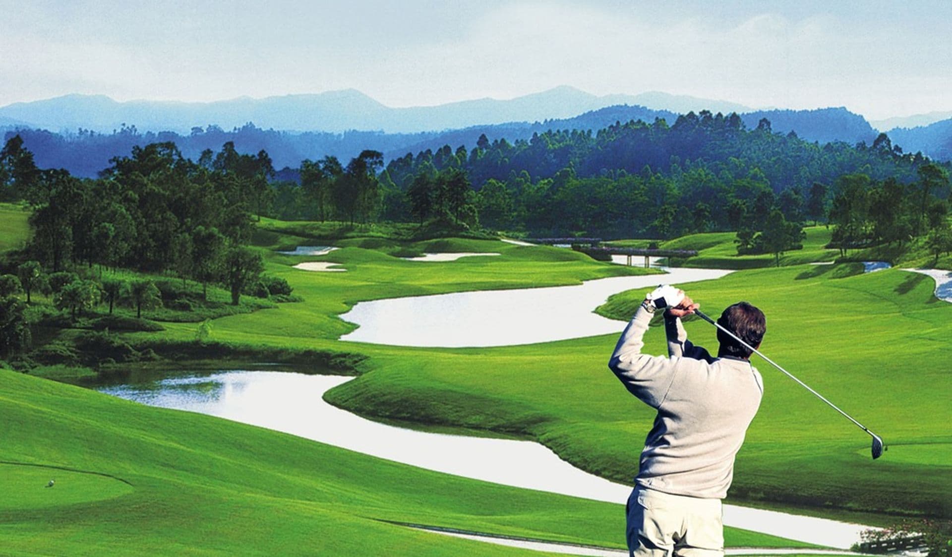 Der Sinian Guoling Golfplatz in Zhengzhou