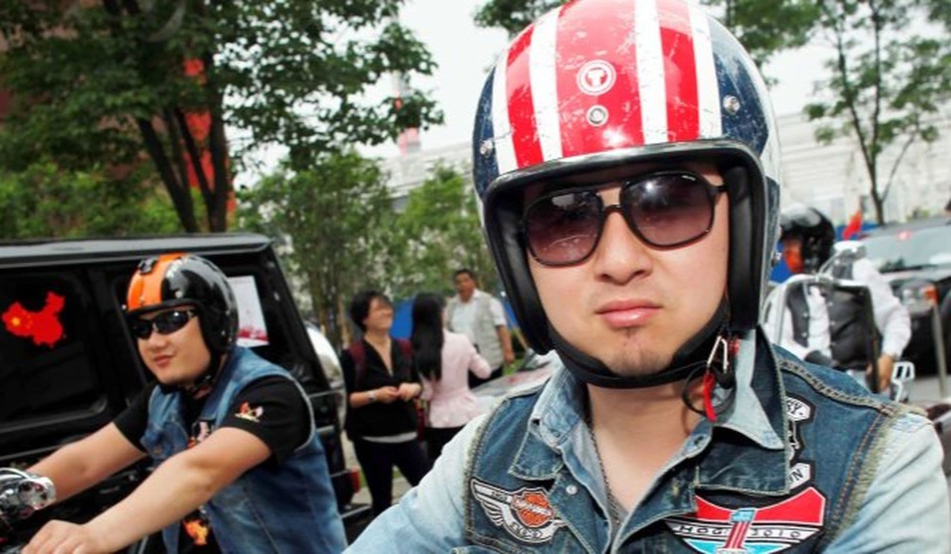 Mit der Harley von Rom nach Hamburg: Chinesische Motorradfahrer auf Europatour zu den Harley Days