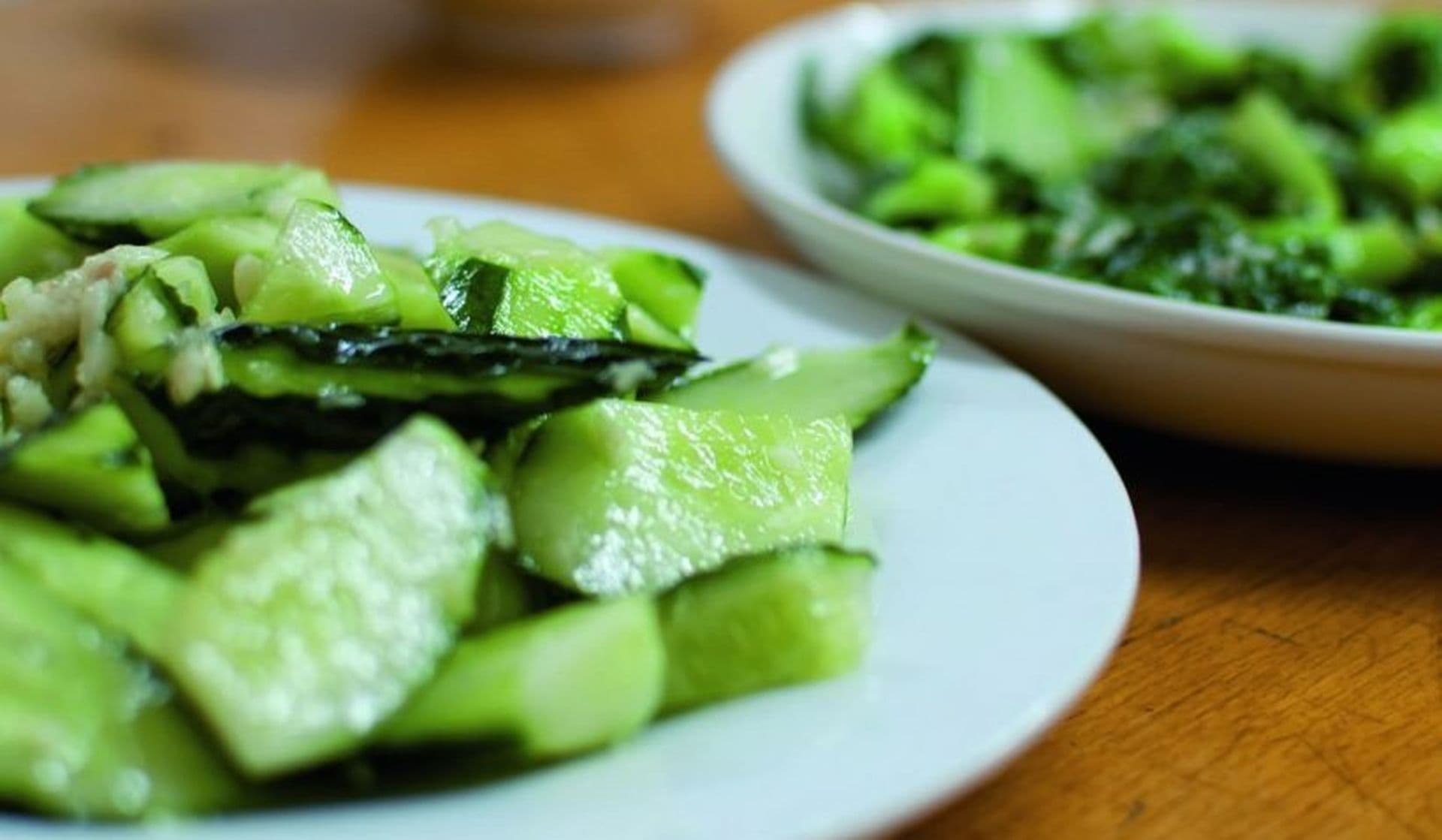 Chinesischer Gurkensalat für heiße Tage - Die Gurke auf der Flucht
