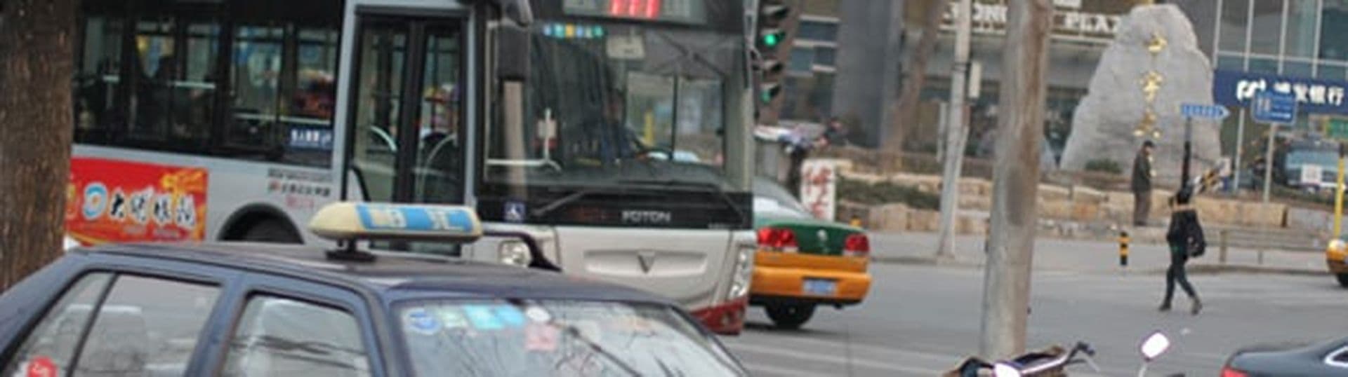 China: Bus- und Taxifahren