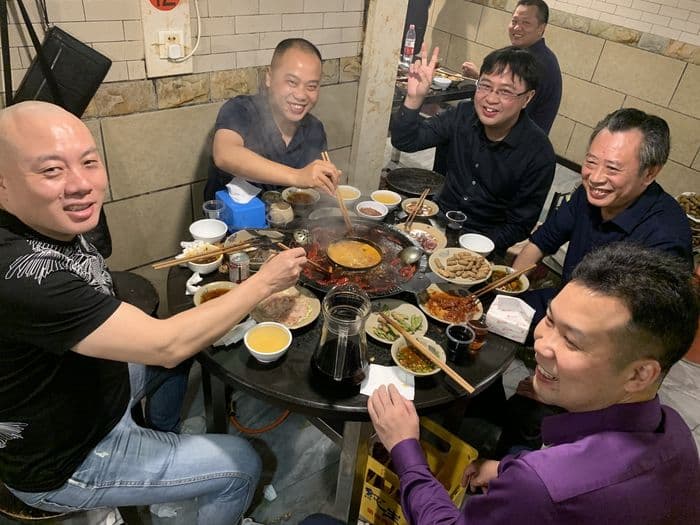 In Chongqing angekommen, probi