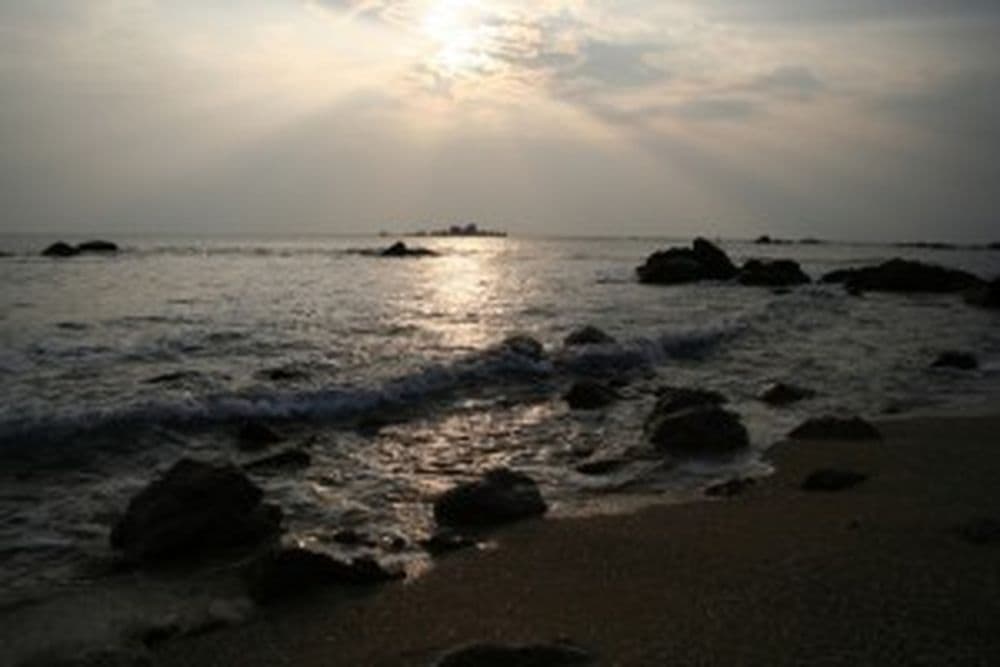 Sonnenuntergang am Strand