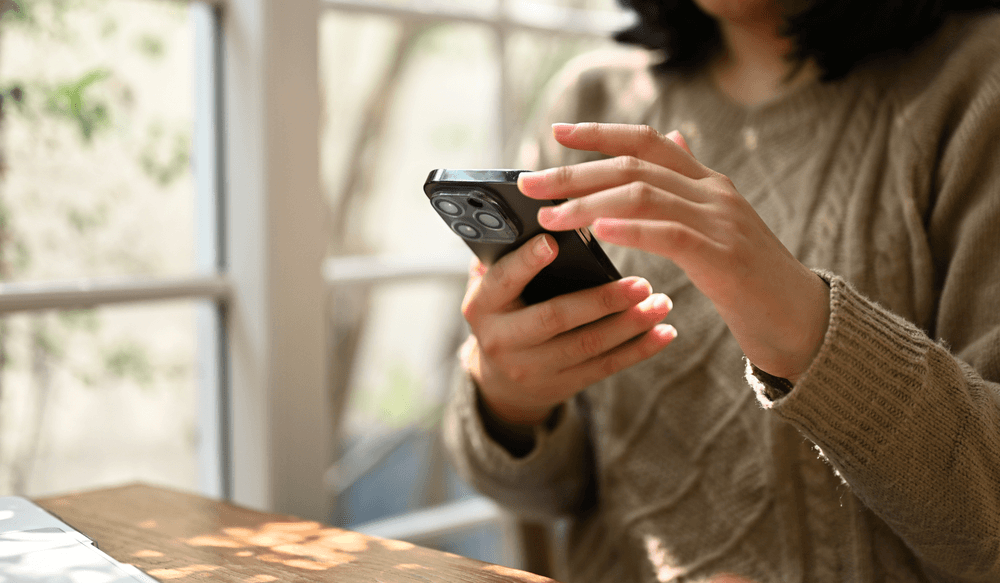 Mit Smartphone in China