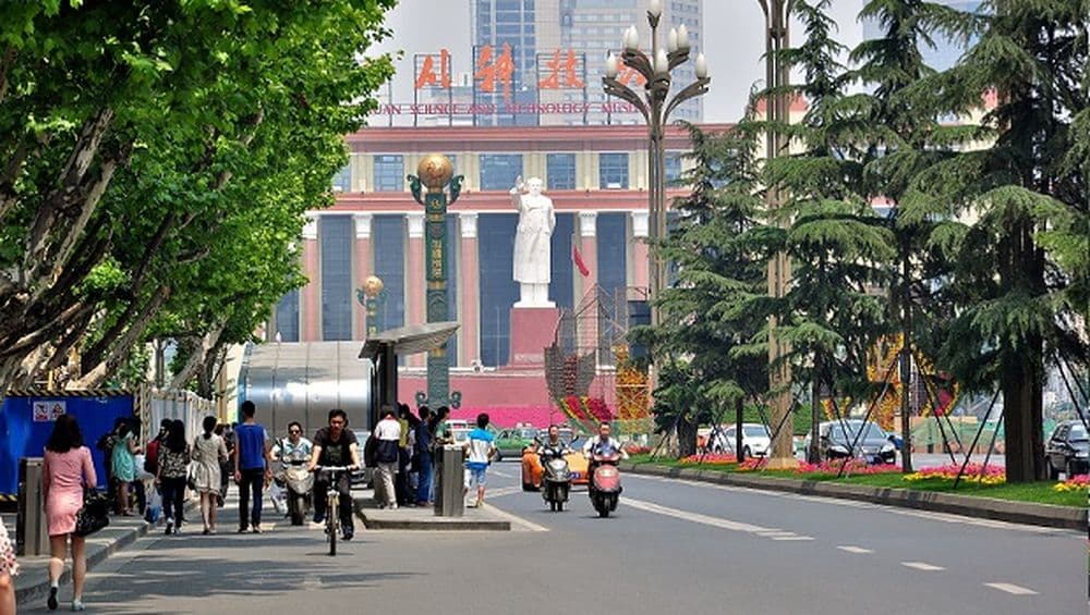 Chengdu, Stadtzentrum