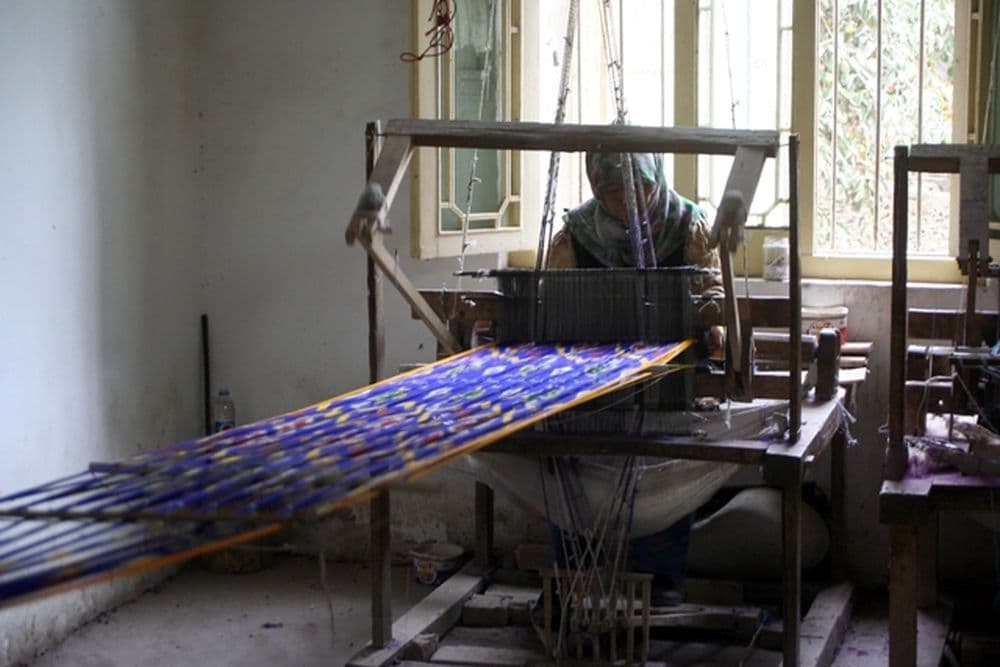 Weberei in Hotan