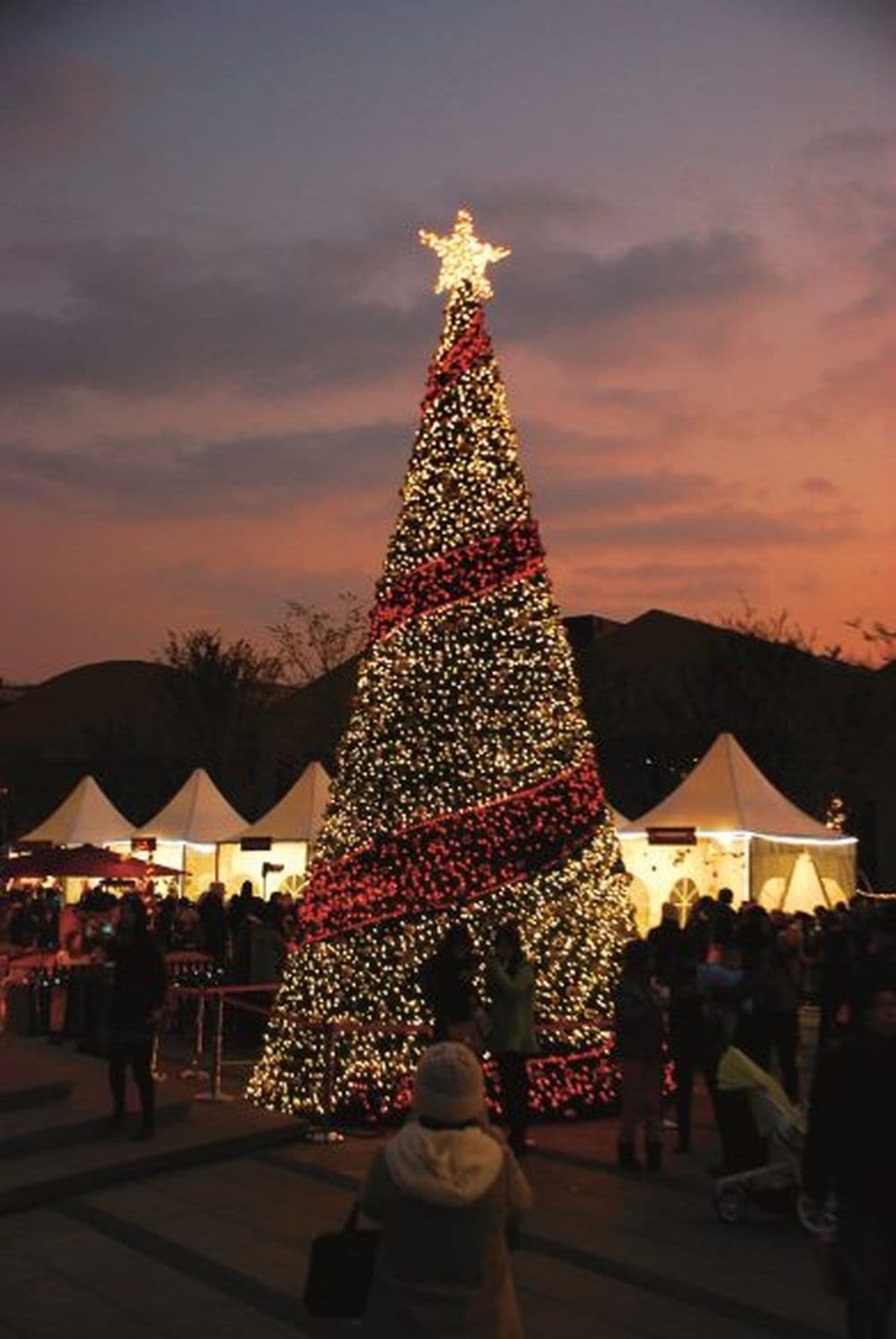 Weihnachtsmarkt in Shanghai