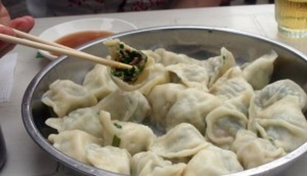 Chinesische Spezialität Jiaozi