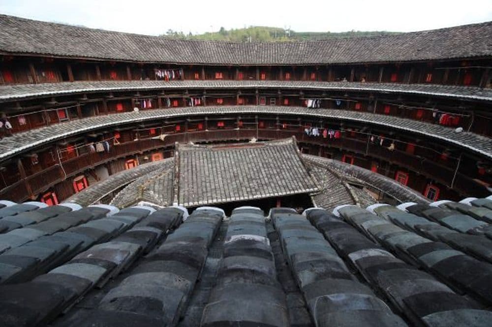 Ein Tulou-Rundhaus der Hakka