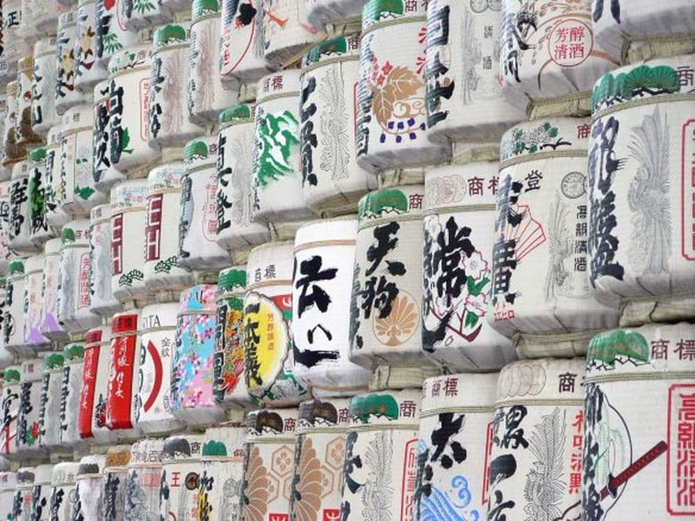 Chinesische Teebehälter wie sie in Suzhou zu sehen sind