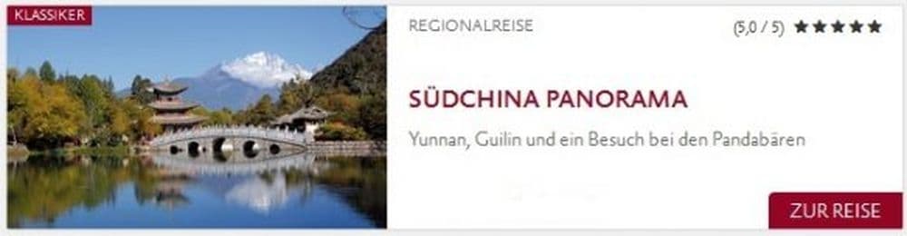 China Tours Reise Teaser Südchina Panorama