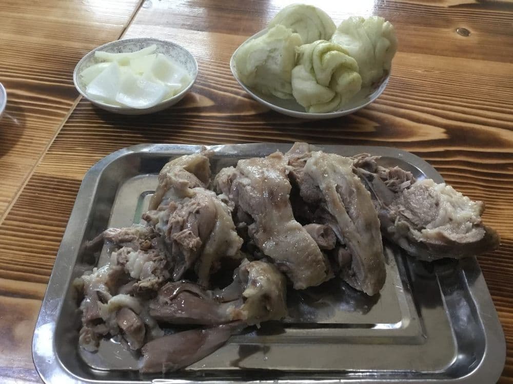Lammfleisch in Tongxin (Ningxia)