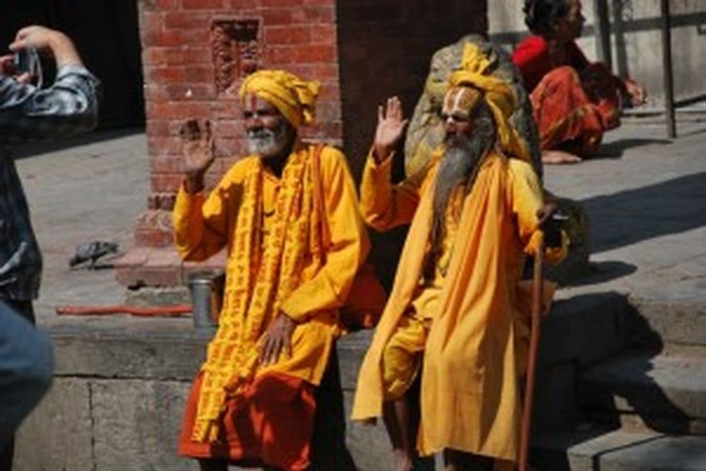Asketen in Kathmandu