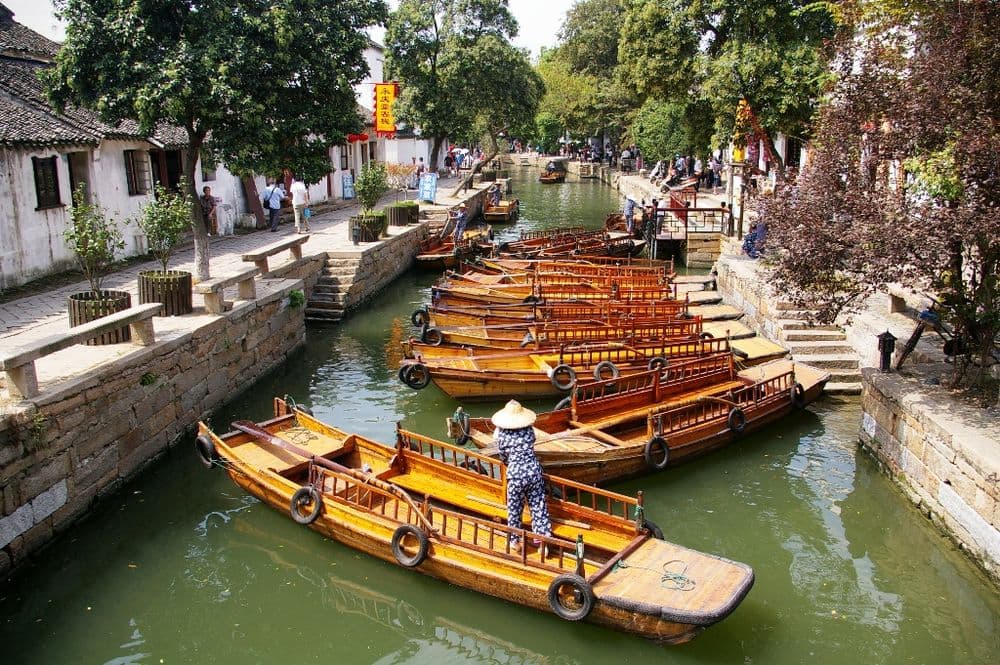 Kanäle in Tongli