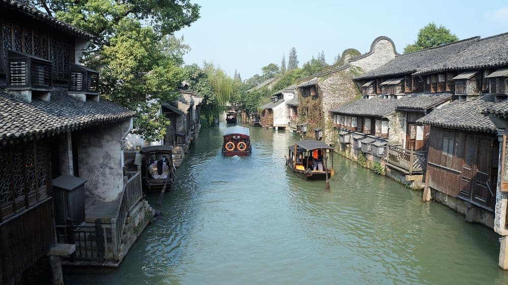 Kanäle in Wuzhen