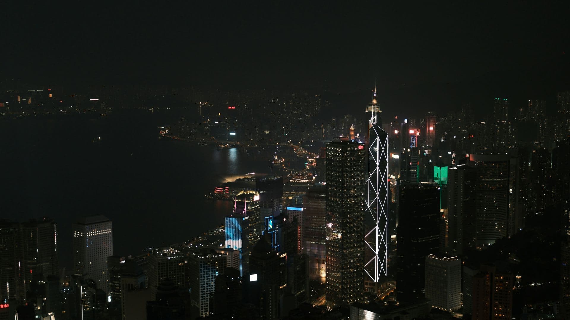 Hongkong night view