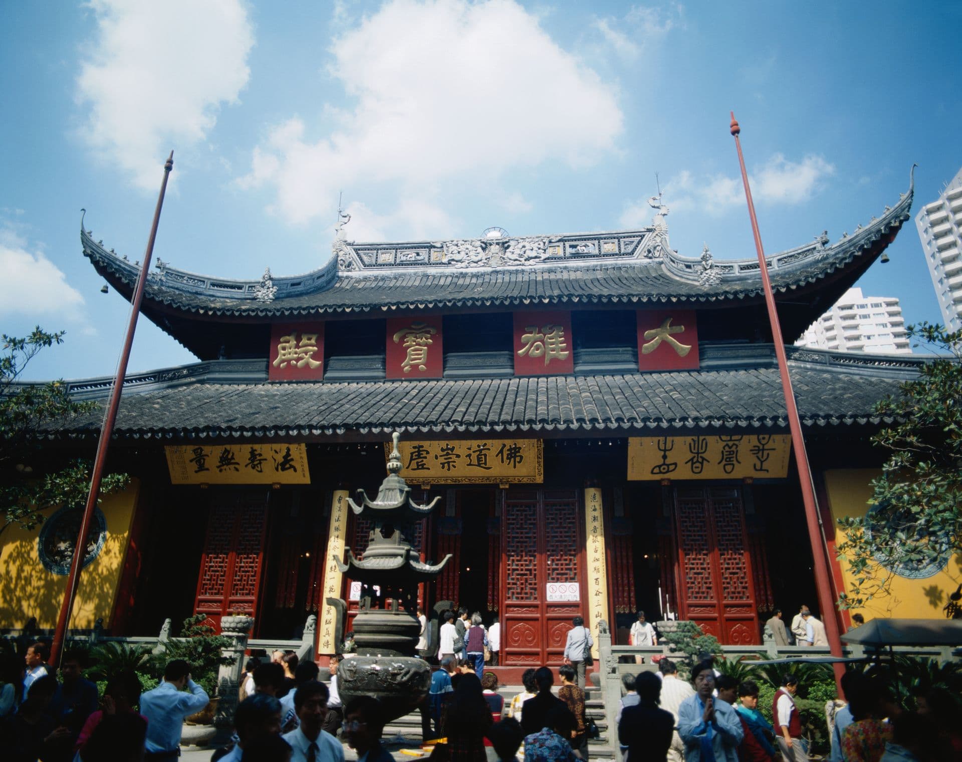 Der Jade Buddha Tempel in Shanghai