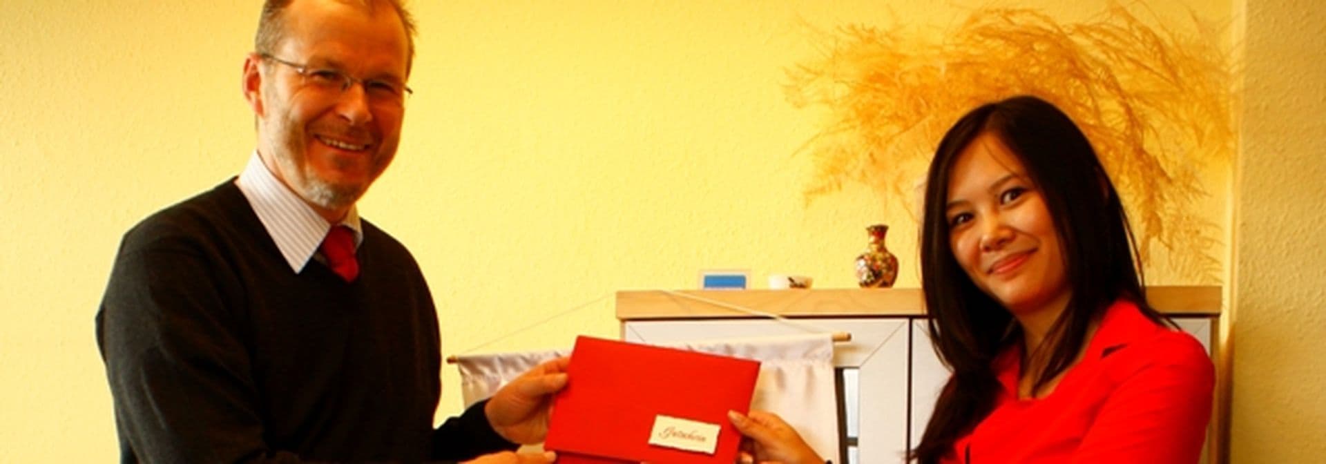 Ein glücklicher Gewinner