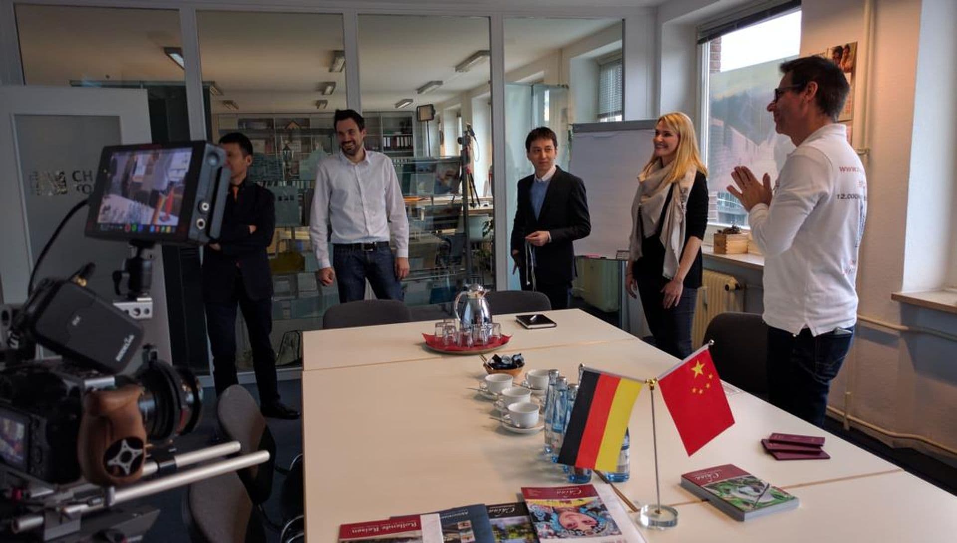 Kulturmarathon von Hamburg nach Shanghai: Dreharbeiten bei China Tours