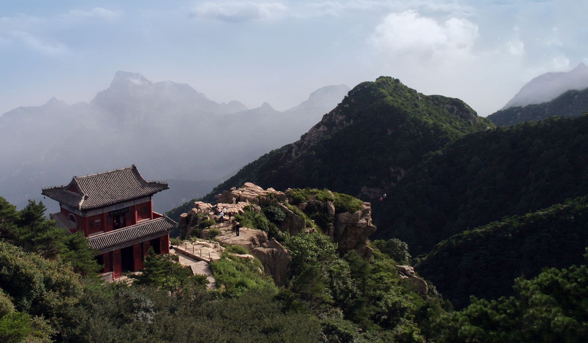 Der heilige Tai Shan in Shandong