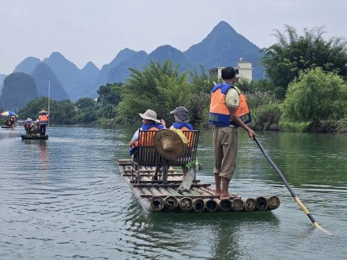 Li River Bamboo raft