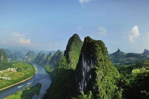 Der wunderschöne Li-Fluss in Yangshuo
