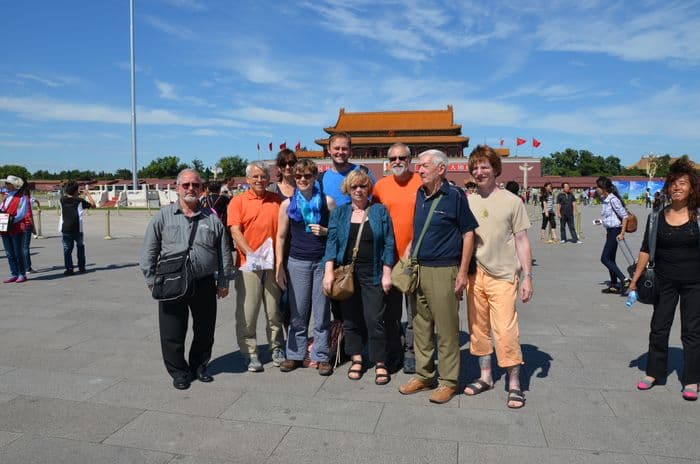 Tiananmen Square Beijing Group Photo