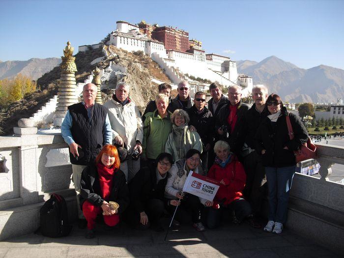 Potala Palace Tibet Group Photo