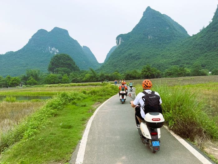 cth: bike and escooter tour Yangshuo