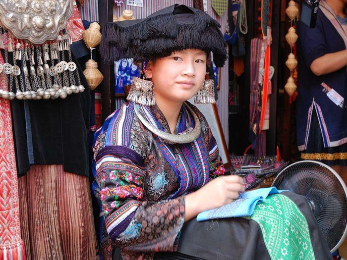 Miao woman in Yangshuo