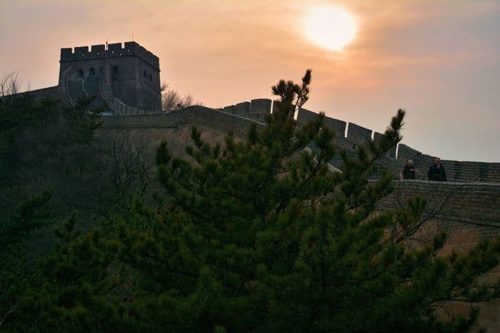 Great Wall Sunset Beijing