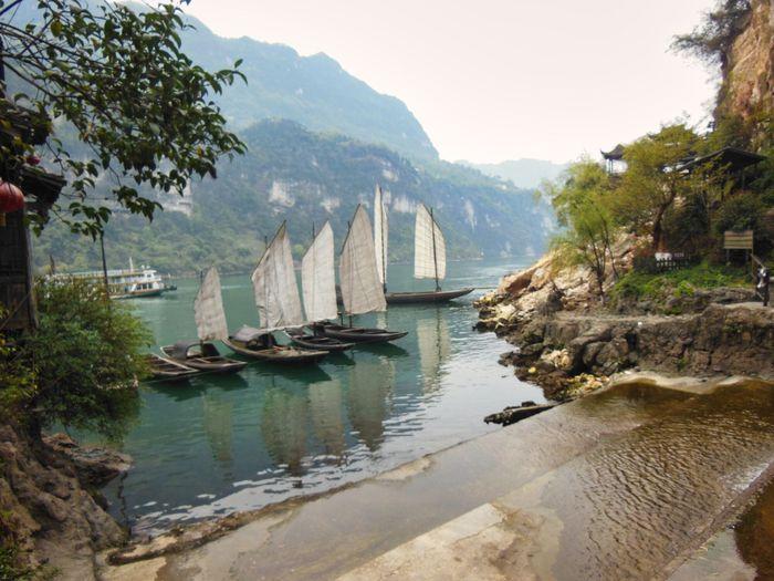 Boats at Yangtze River