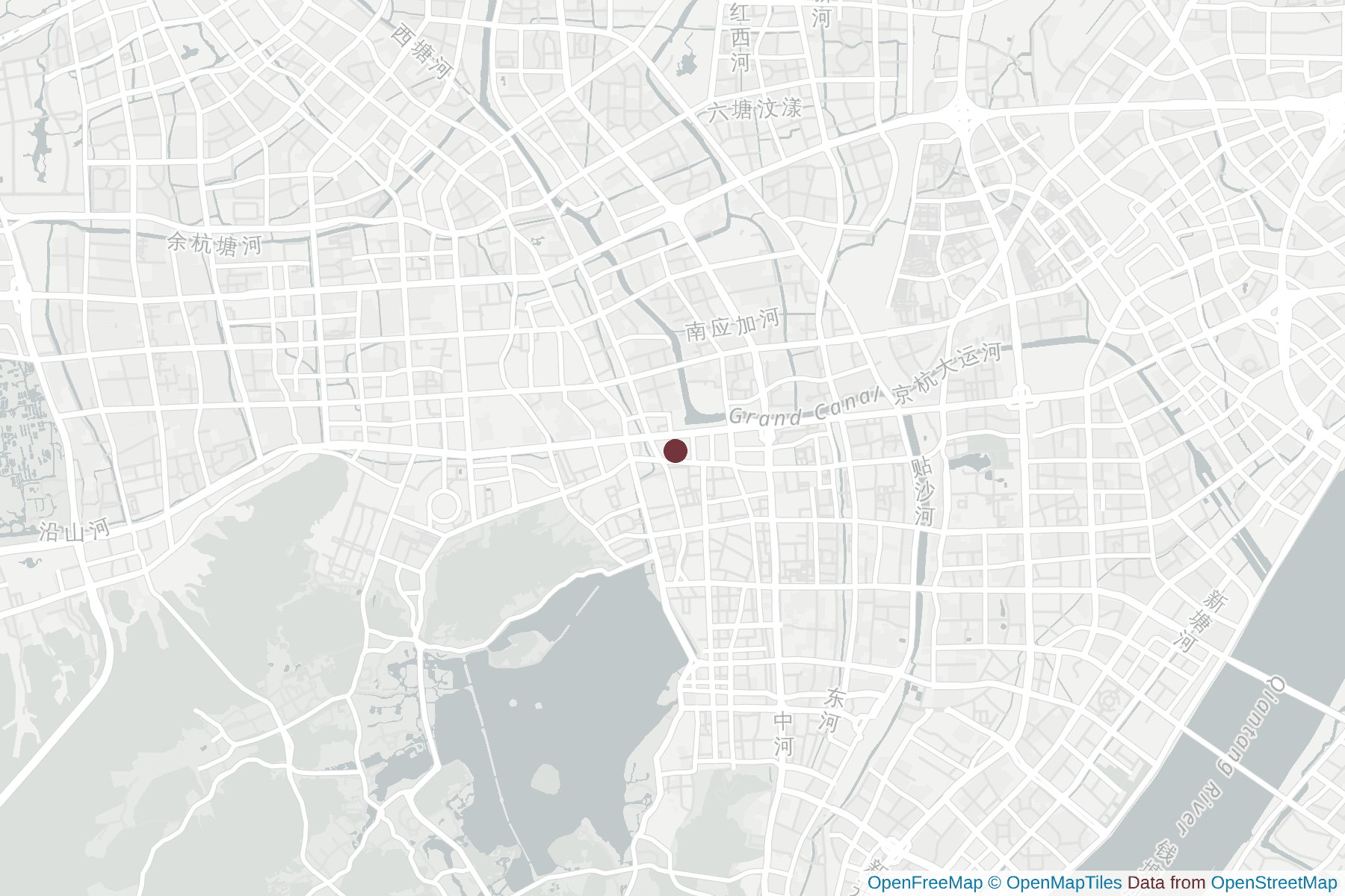Karte von Hangzhou