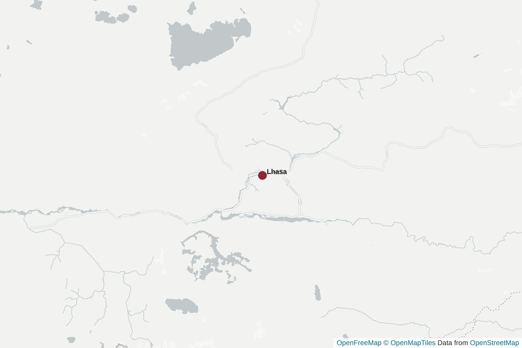 Karte von Was Tibet so besonders macht